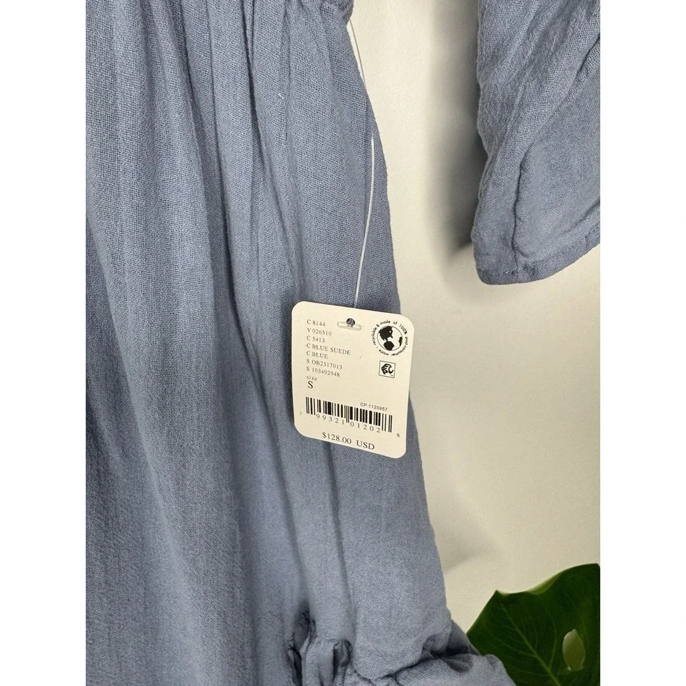 Free People Shore Chic Maxi Dress‎ Butterblue size S - Picture 7 of 11